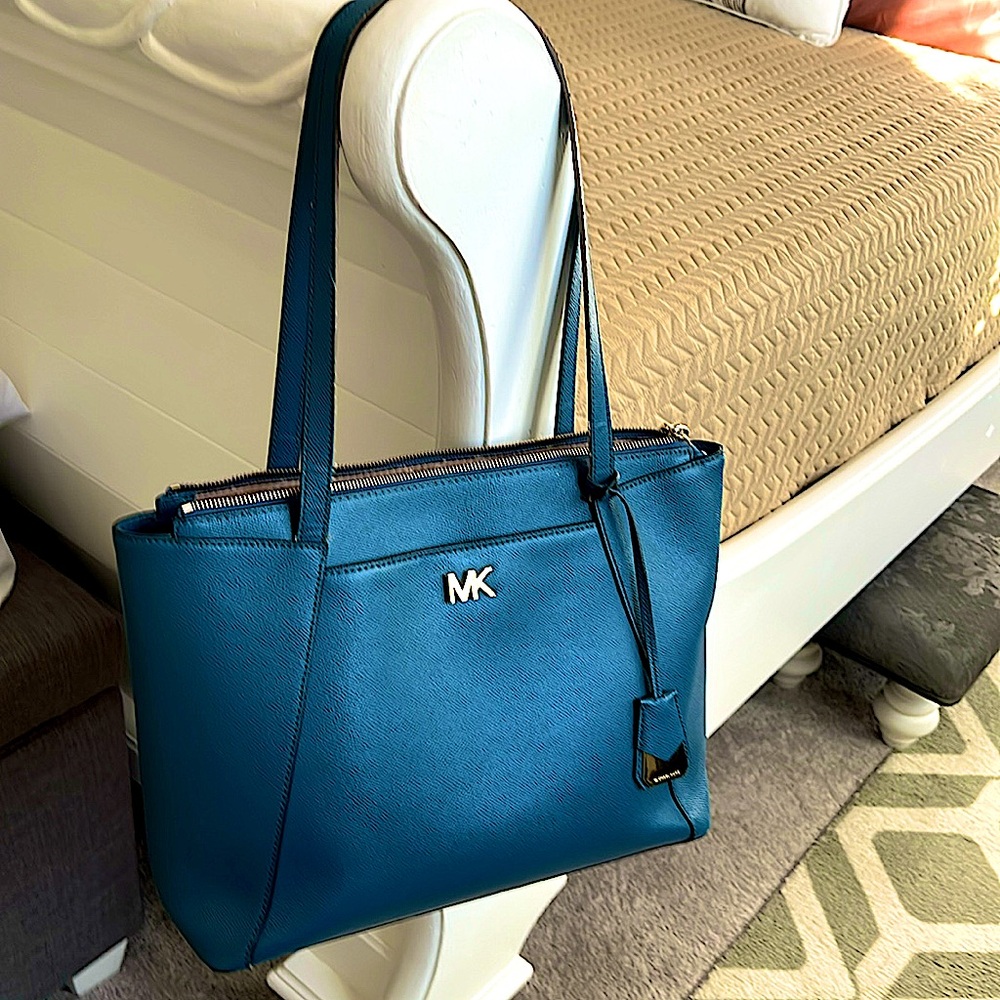 Large Michael Kors Blue Bag